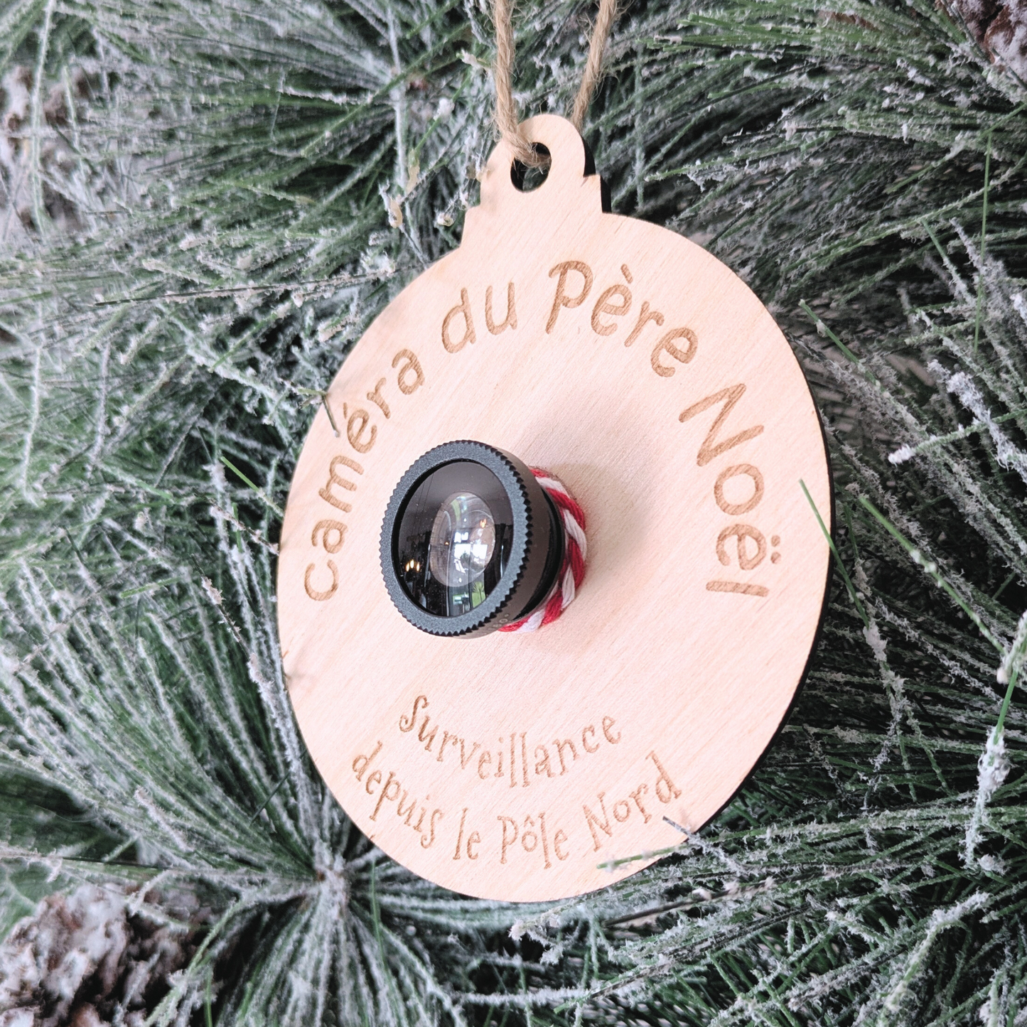 Caméra du Père Noël "Surveillance depuis le Pôle Nord"