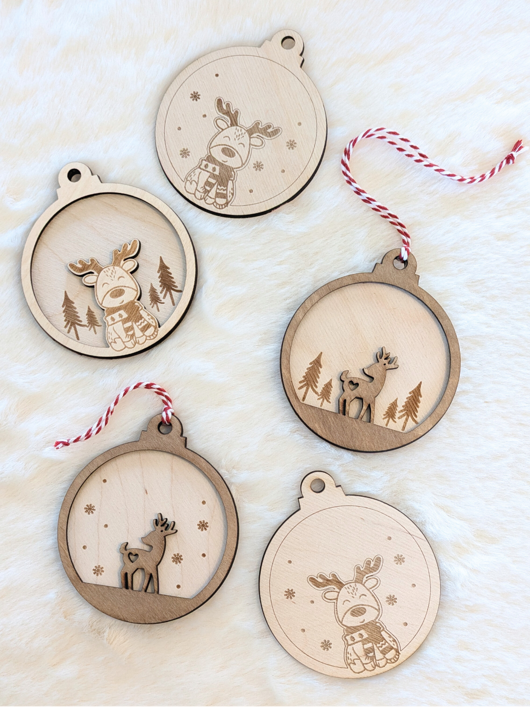 Boule de noël "Rudolphe le renne"