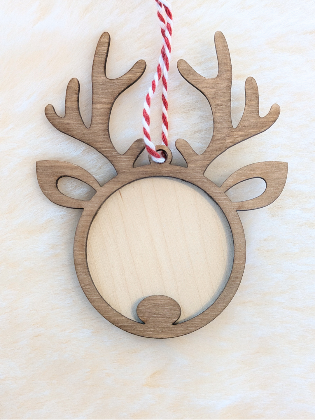Décoration de sapin "tête de renne"