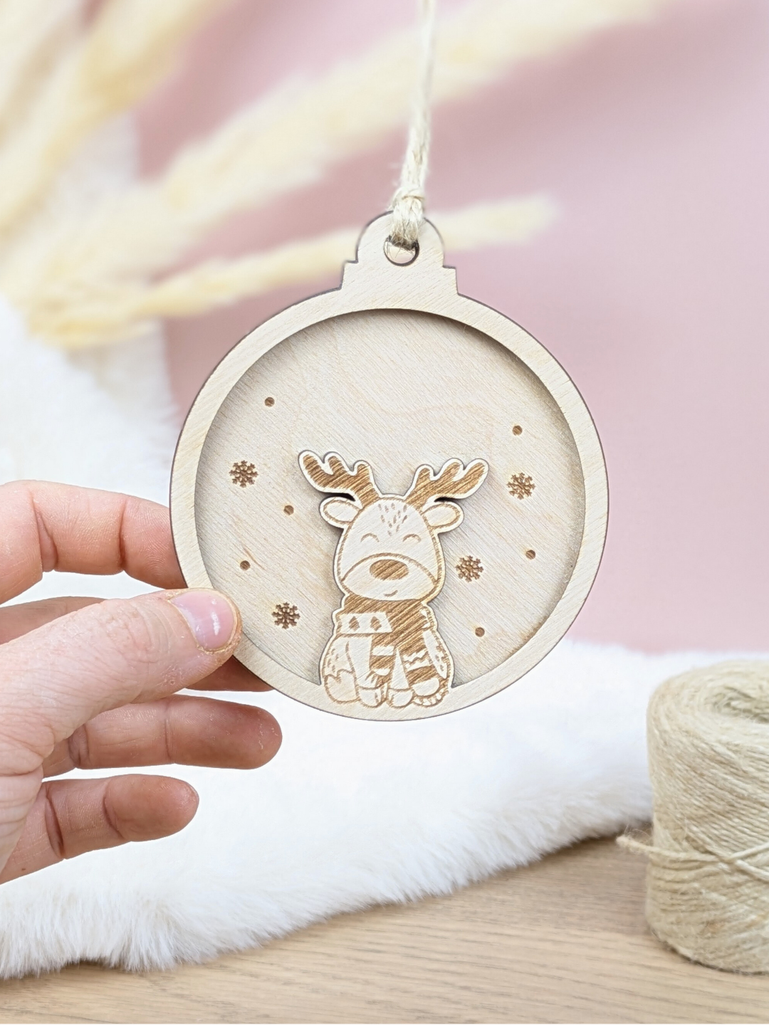 Boule de noël "Rudolphe le renne"