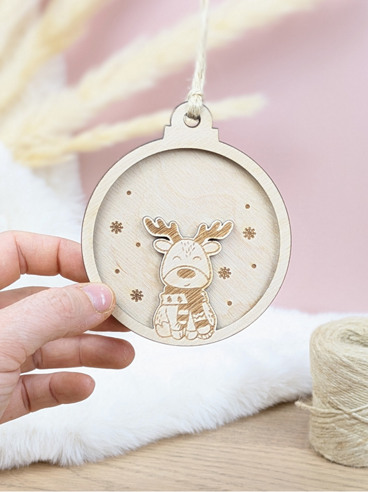 Boule de noël "Rudolphe le renne"